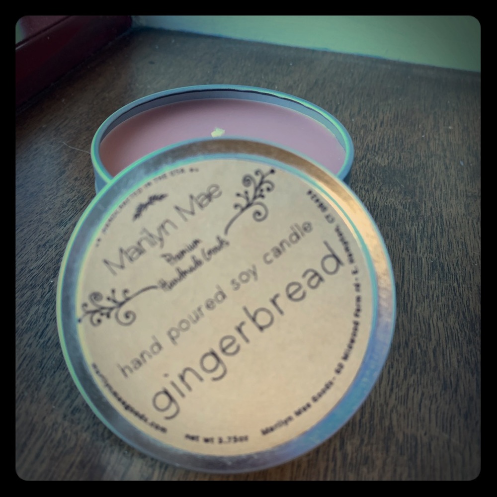 Handpoured Soy Gingerbread Candle